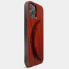 Best Wood Los Angeles Chargers iPhone 13 Pro Max Case | Custom LA Chargers Gift | Mahogany Wood Cover - Engraved In Nature