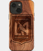 Eco-friendly Los Angeles FC iPhone 15 Plus Case - Carved Wood Custom Los Angeles FC Gift For Him - Monogrammed Personalized iPhone 15 Plus Cover By Engraved In Nature