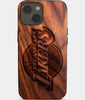 Eco-friendly Los Angeles Lakers iPhone 14 Case - Carved Wood Custom Los Angeles Lakers Gift For Him - Monogrammed Personalized iPhone 14 Cover By Engraved In Nature