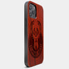 Best Wood Milwaukee Bucks iPhone 13 Pro Case | Custom Milwaukee Bucks Gift | Mahogany Wood Cover - Engraved In Nature