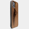 Best Wood New England Patriots iPhone 13 Pro Case | Custom New England Patriots Gift | Walnut Wood Cover - Engraved In Nature