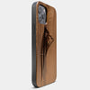 Best Wood New England Patriots iPhone 13 Pro Max Case | Custom New England Patriots Gift | Walnut Wood Cover - Engraved In Nature