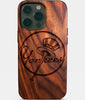 Eco-friendly New York Yankees iPhone 14 Pro Max Case - Carved Wood Custom New York Yankees Gift For Him - Monogrammed Personalized iPhone 14 Pro Max Cover By Engraved In Nature