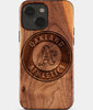 Eco-friendly Oakland Athletics iPhone 15 Plus Case - Carved Wood Custom Oakland Athletics Gift For Him - Monogrammed Personalized iPhone 15 Plus Cover By Engraved In Nature