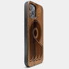 Best Wood Philadelphia Flyers iPhone 13 Pro Case | Custom Philadelphia Flyers Gift | Walnut Wood Cover - Engraved In Nature