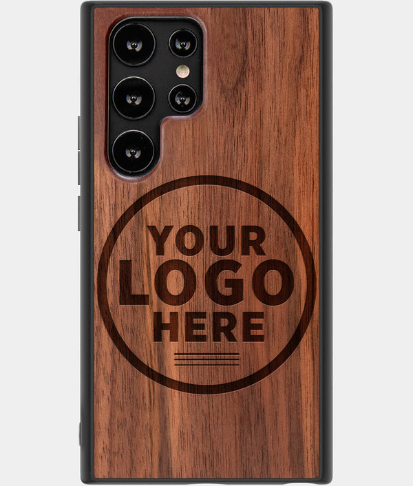 Wood Samsung Galaxy S22 Ultra Case Custom Engraved Walnut Wood S22 Ultra Cover Eco-Friendly S22 Ultra Case Sustainable S22 Ultra Case Outdoor S22 Ultra Case For Men Military Grade S22 Ultra Cover - Engraved In Nature