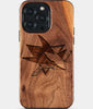 Eco-friendly San Jose Sharks iPhone 15 Pro Max Case - Carved Wood Custom San Jose Sharks Gift For Him - Monogrammed Personalized iPhone 15 Pro Max Cover By Engraved In Nature